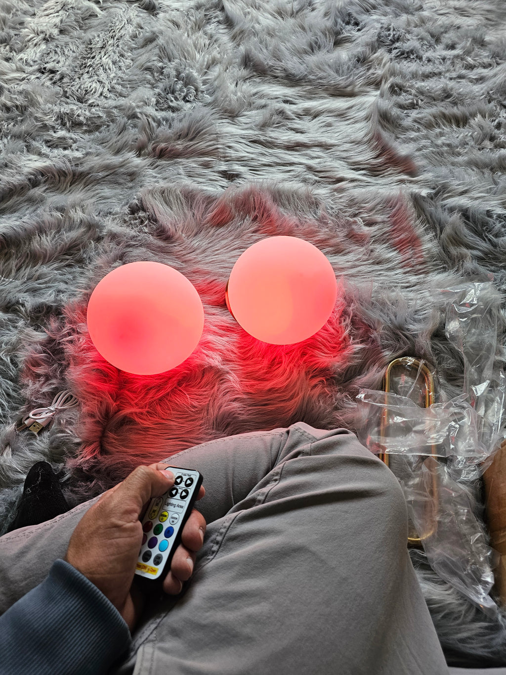 Juego de 2 apliques de pared